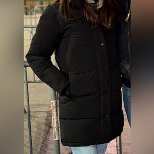 Black Puffer Coat Women’s Size small